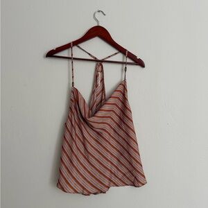 Free People Striped Halter Neck Women Top